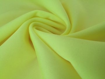 Swimsuit Yellow Color Stretch  87 Nylon 13 Spandex Fabric 40D + 40D Yarn Count