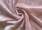 KS Shiny Crushed Spun Polyester Velvet Fabric Warp Knitted