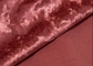 Crushed Polyester Velvet Fabric Windproof For Clothes